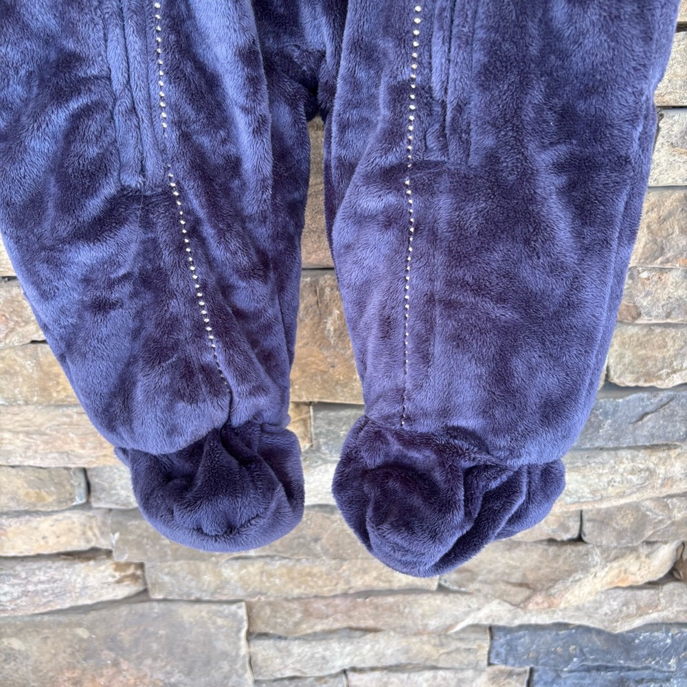 Carter's‎ Purple Fuzzy Footie One Piece - Picture 7 of 7